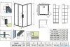 Radaway Idea Black Kdd Factory kabina prysznicowa 80x100cm czarny mat/szkło przejrzyste 387061-54-55L/387062-54-55R